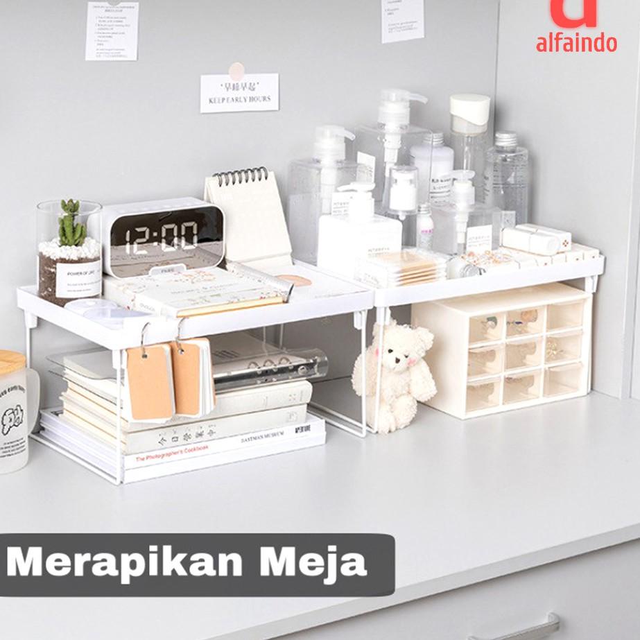 Jual Buruan Beli Mjhgh Rak Penyimpanan Lipat Serbaguna Meja Kantor Buku