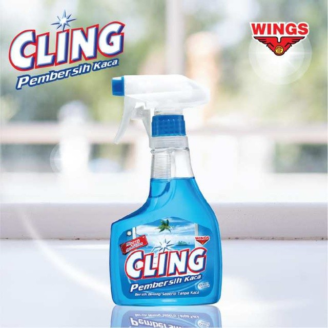 Jual Cling Pembersih Kaca Pump 440ml Glass Cleaner Botol Semprot Shopee Indonesia 9254