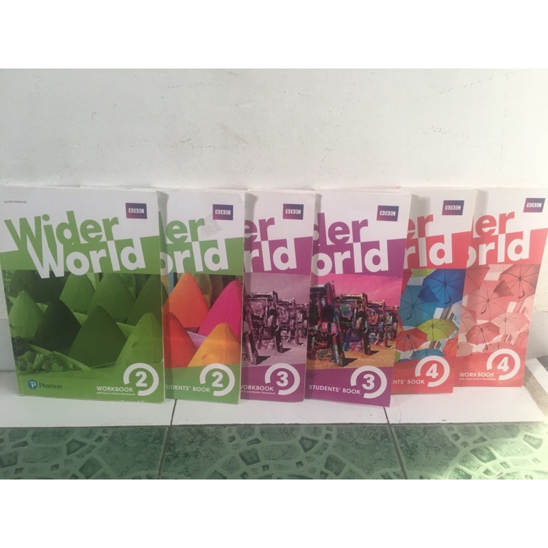 Jual Original wider world / 2 / 3 / 4 Pearson work dan students book ...
