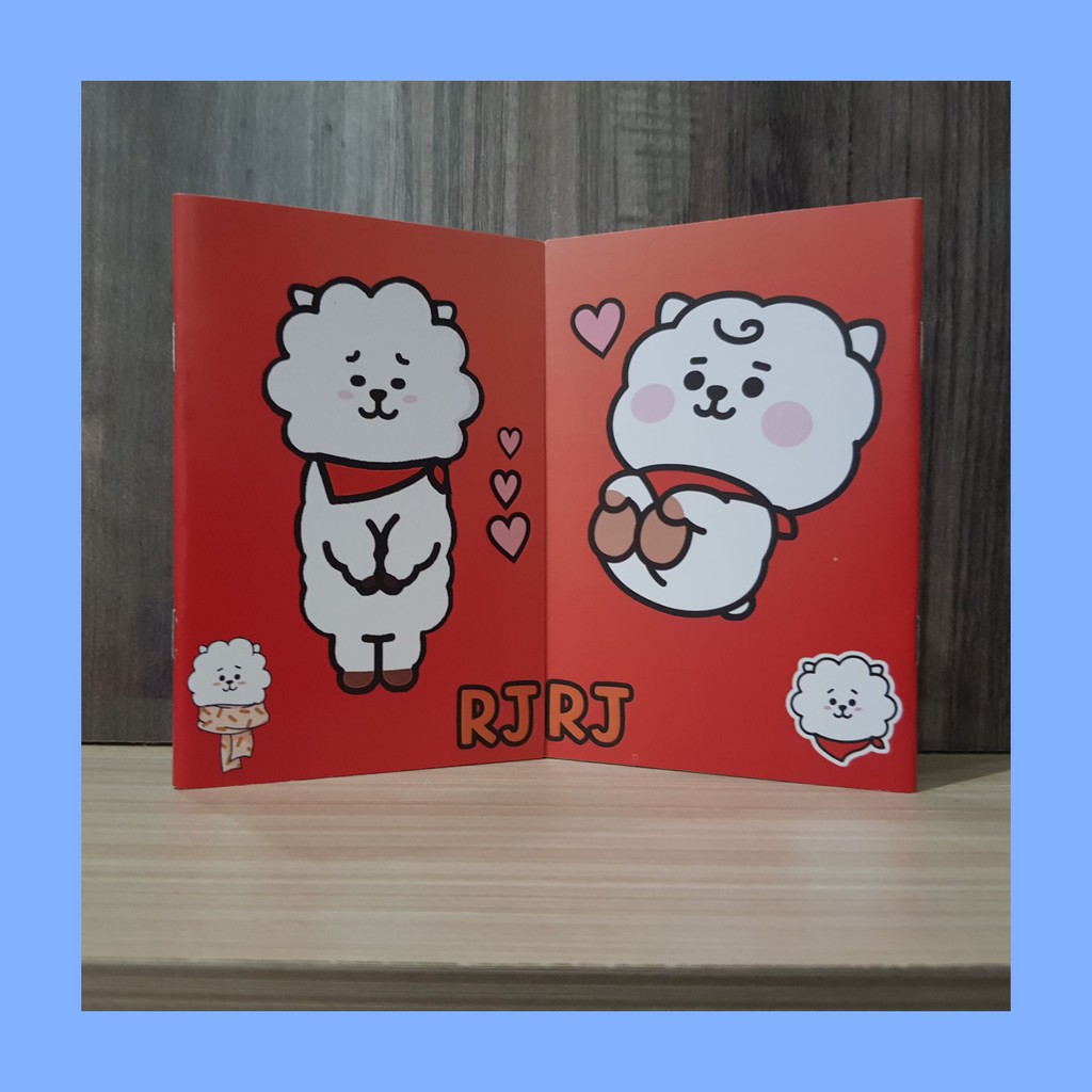 Jual KPOP MERCH - BT21 MERCH - BT21 RJ NOTE BOOK / BUKU NOTES BT21 ...