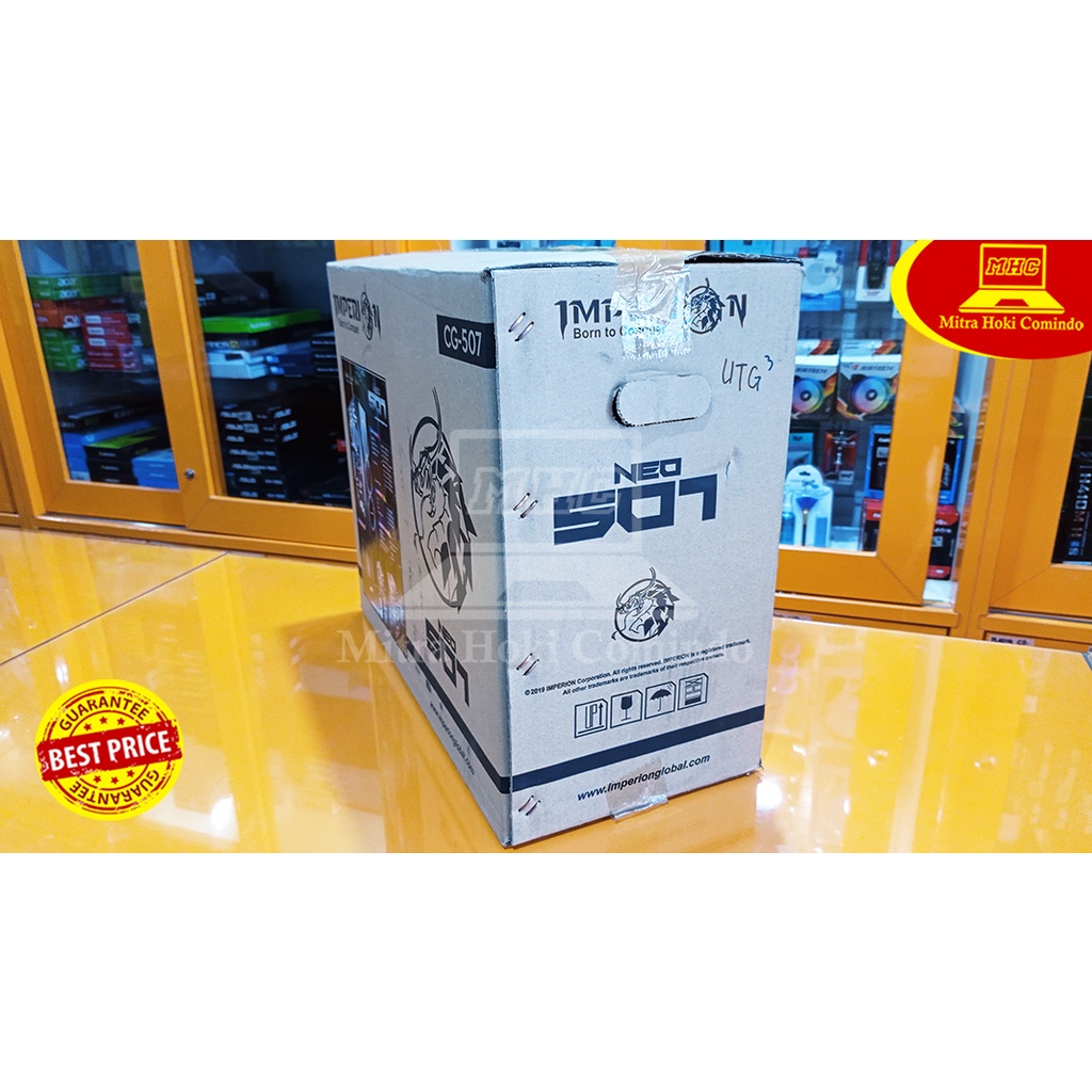 Jual Casing imperion Atx tempered glass with 4 fan rgb neo 507 - Pc ...