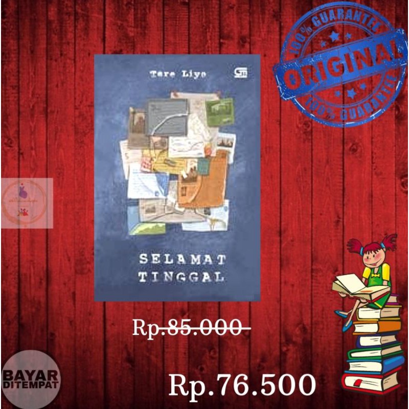 Jual Buku Selamat Tinggal Tere Liye Novel Bestseller Novel Rekomend ...