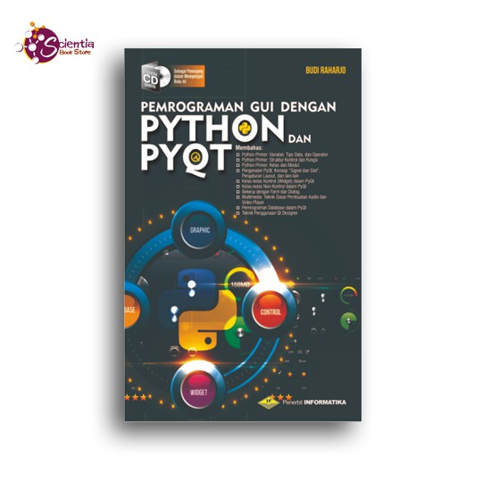 Jual Buku Pemrograman Gui Dengan Python Dan Pyqt Penerbit Informatika Budi Raharjo Shopee 0000