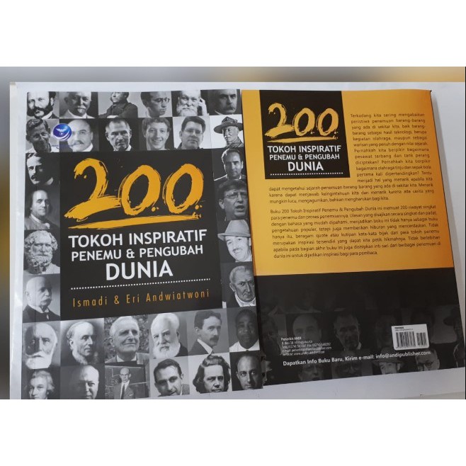 Jual Buku 200 Tokoh Inspiratif Penemu Dan Pengubah Dunia | Shopee Indonesia