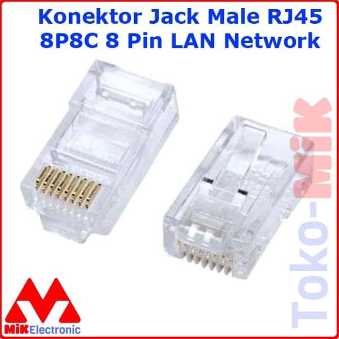 Jual JACK RJ 45 RJ45 LAN MURAH - KONEKTOR NETWORK LAN GROSIR MURAH ...
