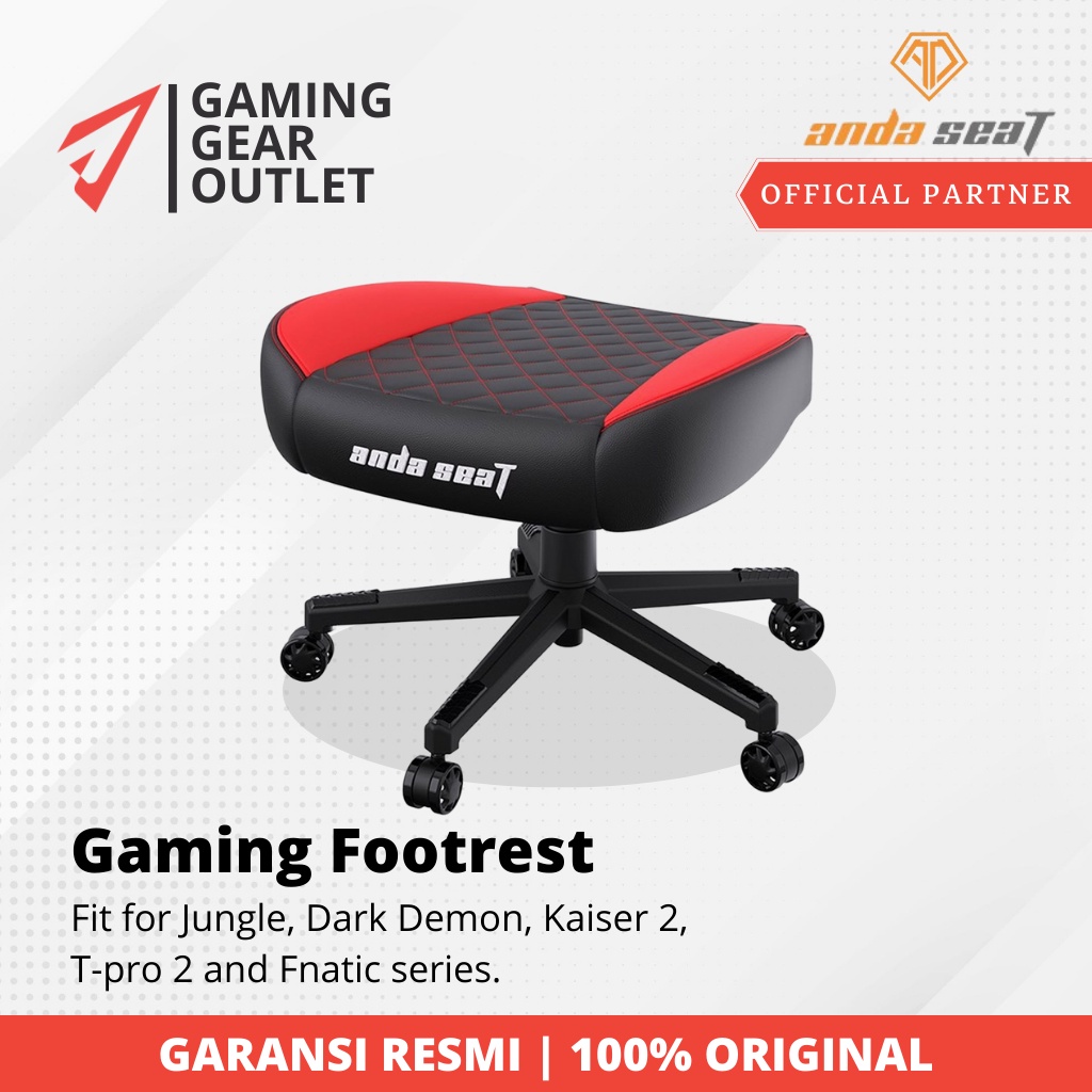 Jual ANDASEAT Luxurious Gaming Footrest for Work, Kursi Gaming Chair