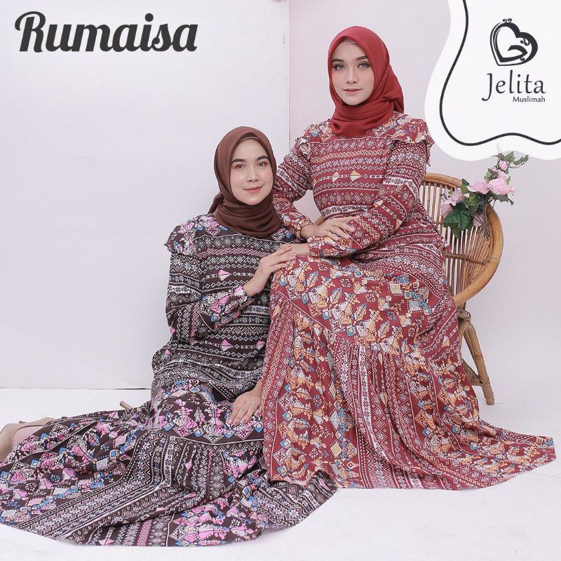 Jual Dress Rumaisa by jelita muslimah ( jelgant ) | Shopee Indonesia