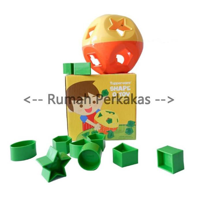 Jual (BARU ORIGINAL) Tupperware Shape O Toy KUNING mainan anak motorik ...