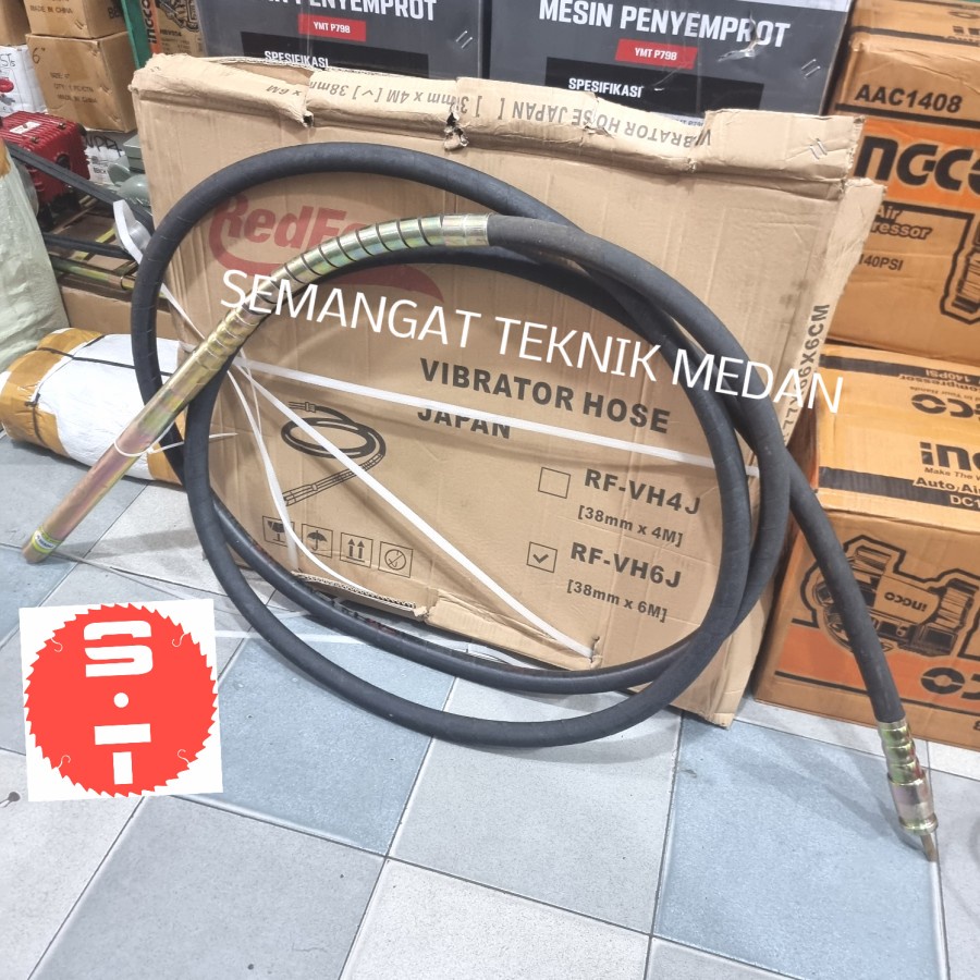 Jual Rf Znc Selang Hose Vibrator Beton Listrik Mm Meter Redfox Rf