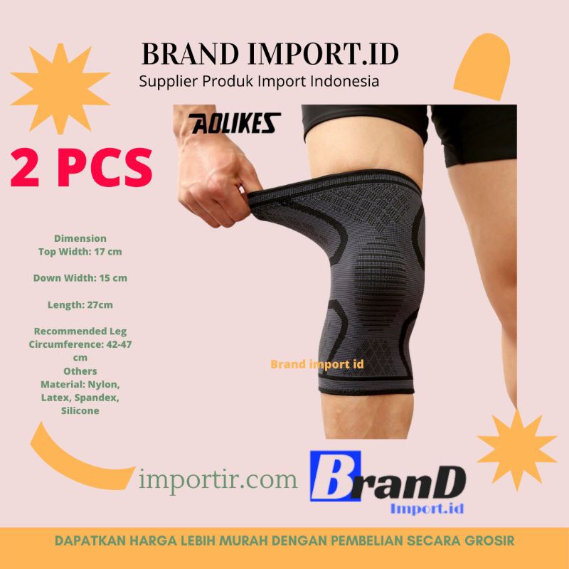 Jual (BRAND 100% ORIGINAL) Knee Compression Pad Sleeve | Knee Support ...