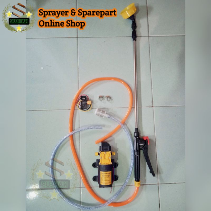 Jual Paket Modifikasi Sprayer Komplit Murah Dinamo Selang Stik Kran