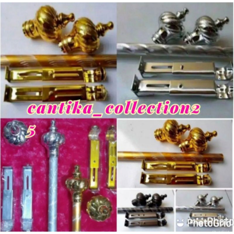 Jual Besi Gorden Batang Gorden Batang Rollet Tiang Gorden Full Set Shopee Indonesia 2961