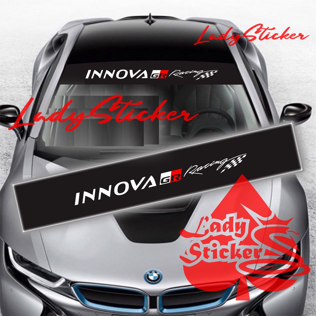 Jual STIKCER INNOVA GR STICKER WINDSHIELD MOBIL TOYOTA INNOVA VENTURER ...