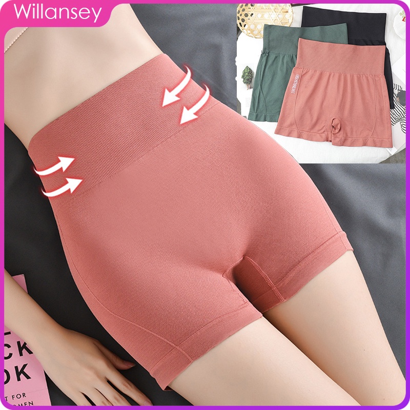 High Waist Celana Legging Ketat Pendek Pakaian Dalam Wanita Yoga