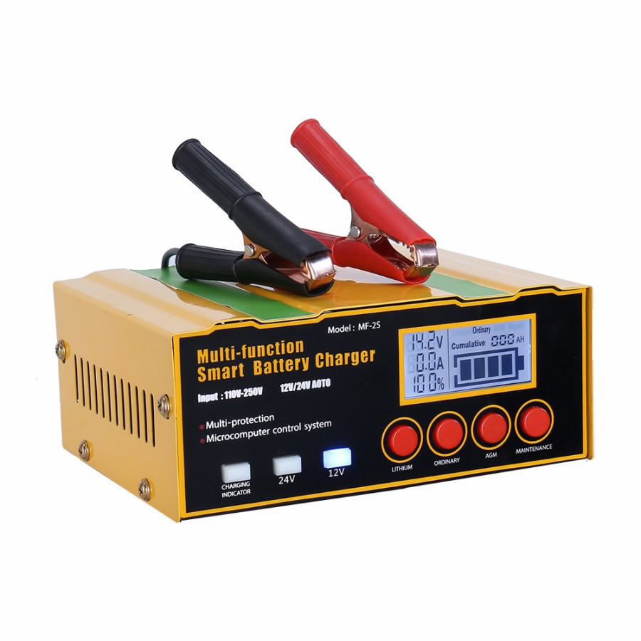 Jual MONFARA MF-2S intelligent charger 12V 24V baterai VRLA AGM li-ion ...