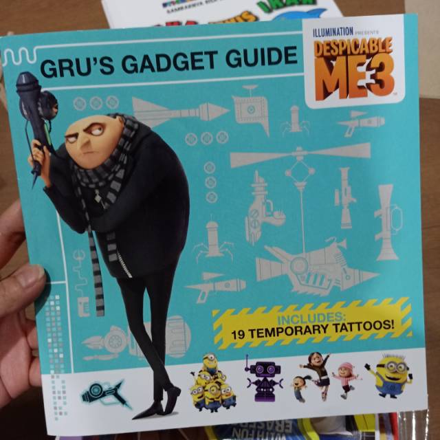 Jual Buku periplus minion gru gadget guide buku minion book