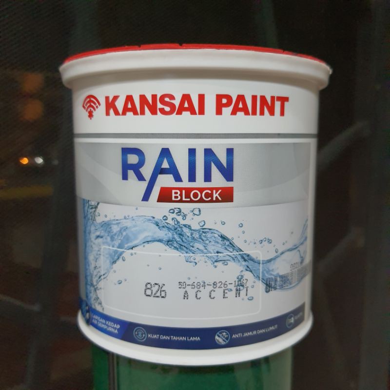 Jual Cat Kansai Rain Block 20 kg request warna / cat air tembok dinding ...