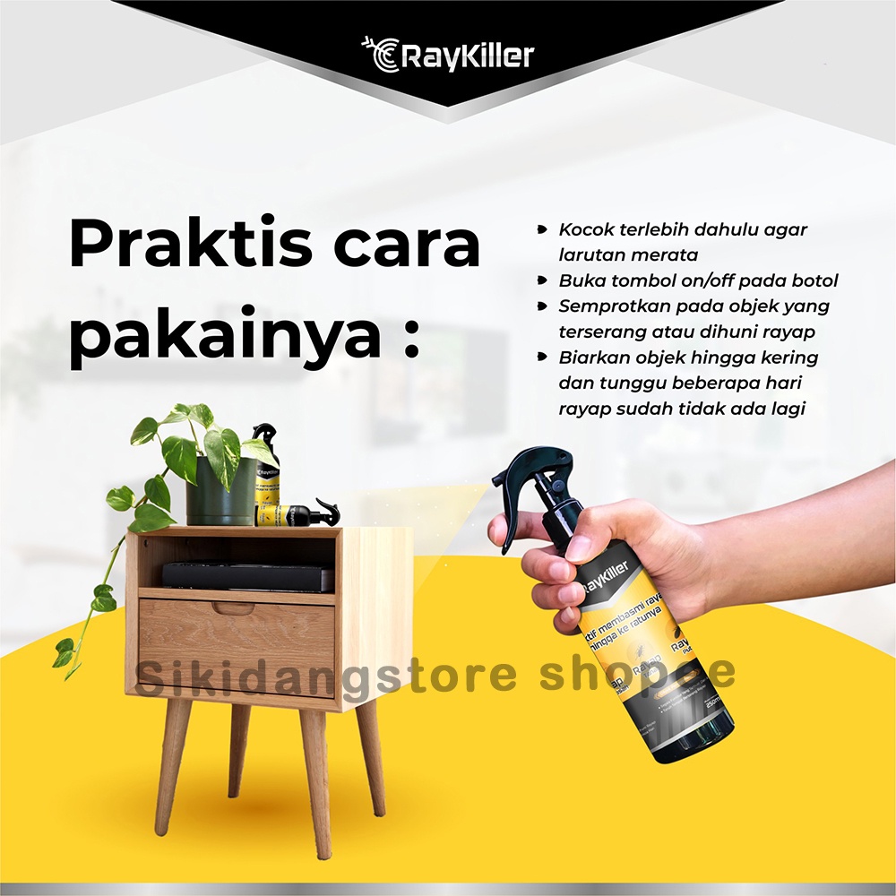 Jual RayKiller Obat Pembasmi Rayap Khusus Furnitur Rumah Original ...