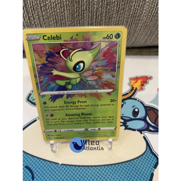 Jual Pokemon TCG English Celebi - 009/185 - Amazing Rare Vivid Voltage ...