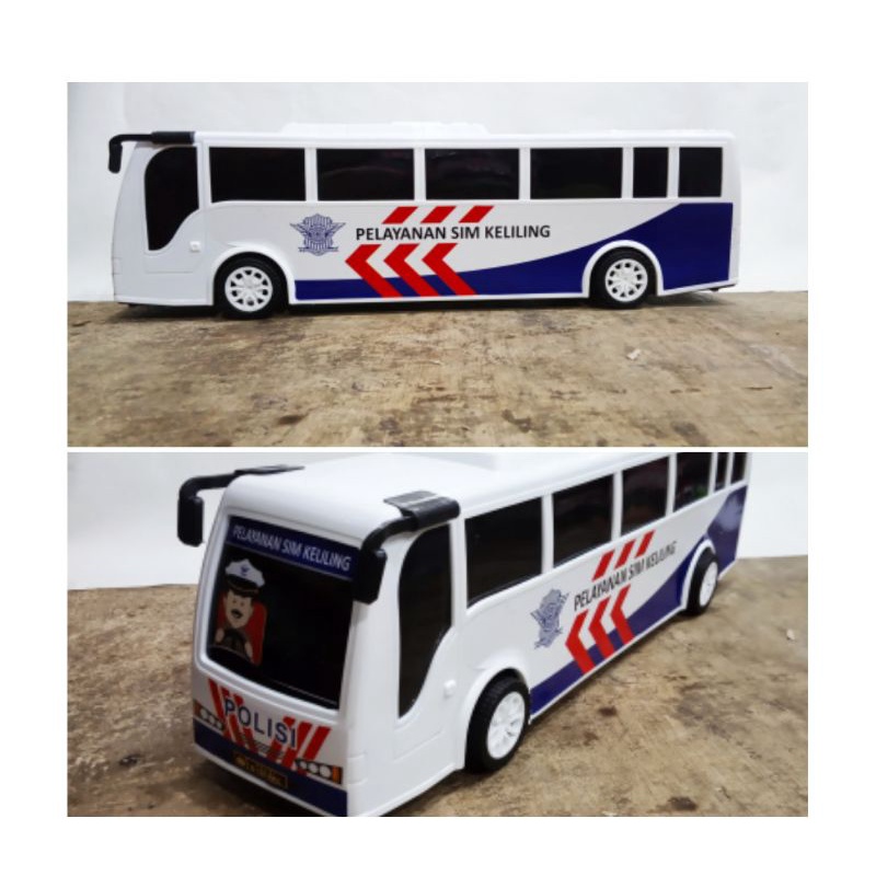 Jual MAINAN ANAK BUS POLISI PELAYANAN SIM KELILING - MAINAN ANAK BIS ...