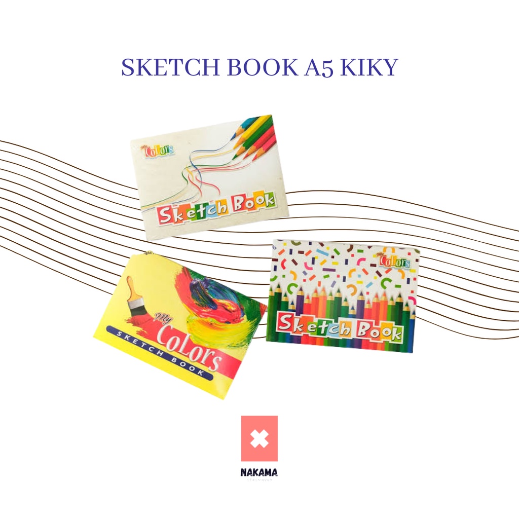 Jual BUKU GAMBAR SKETCHBOOK A4 KIKY ISI 50 LEMBAR Shopee Indonesia