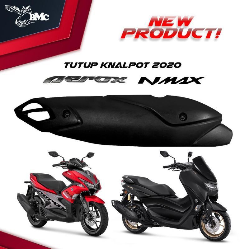 Jual Cover Tutup Tameng Knalpot Standart Nmax New Aerox New Lexy