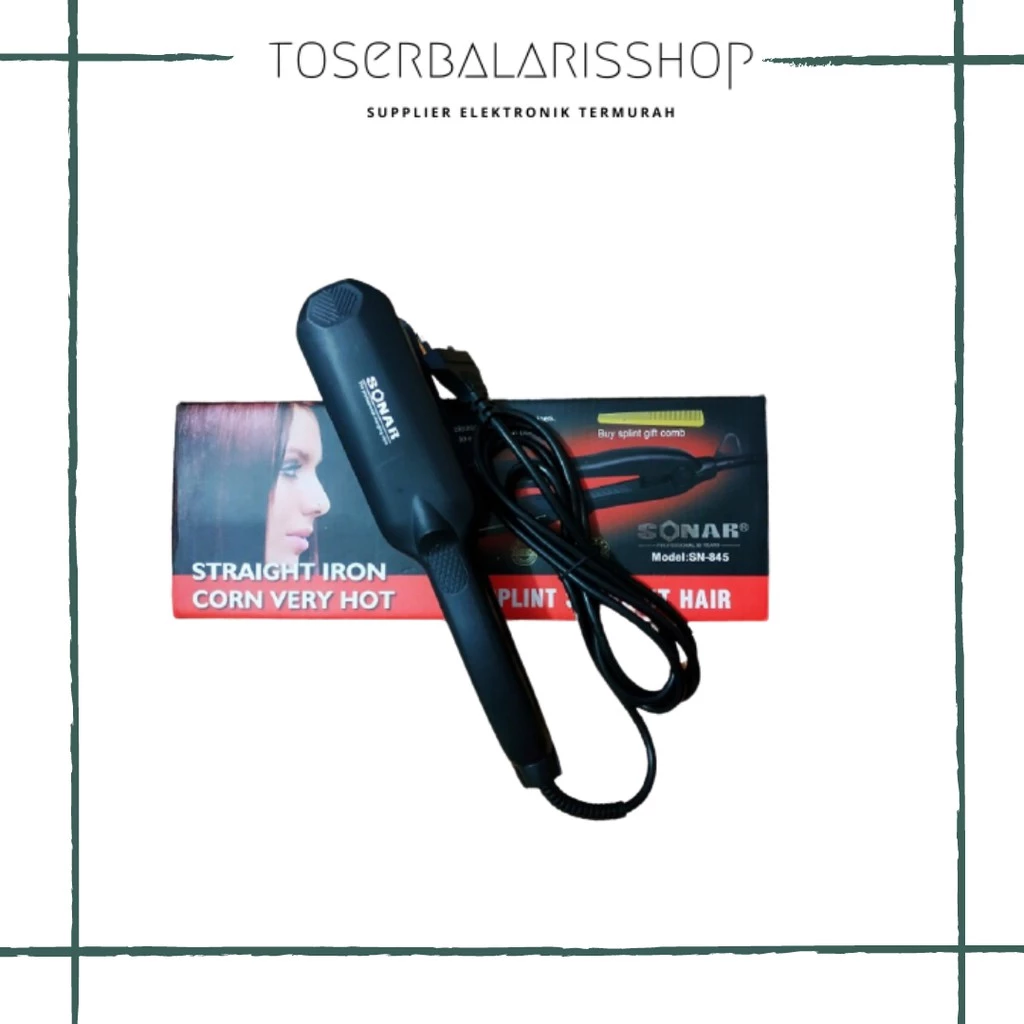 Catok Sonar SN-845 / Catok Pelurus Rambut | AutoStock