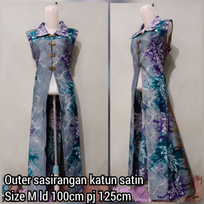 Jual pre order outer panjang 125 cm ( photo hanya contoh model / bentuk ...
