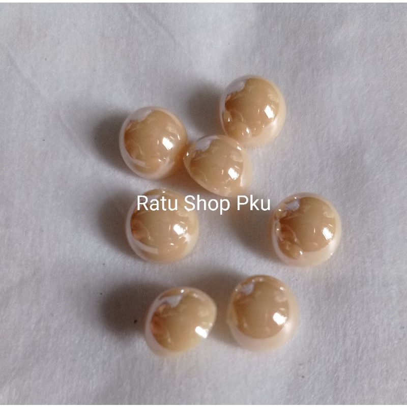 Jual Kancing Mutiara Kristal Kilat Jamur Taiwan Baju Kebaya 12mm Gbr 1