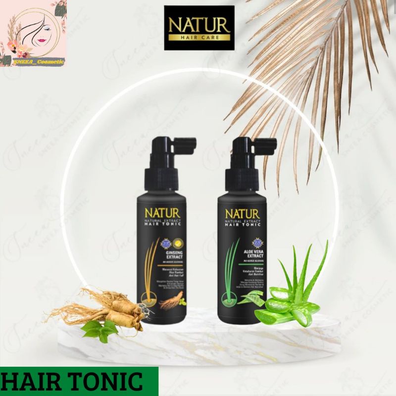 Jual NATUR Natural Ekstract HAIR TONIC 90 ml|TONIC RAMBUT Aloe Vera ...