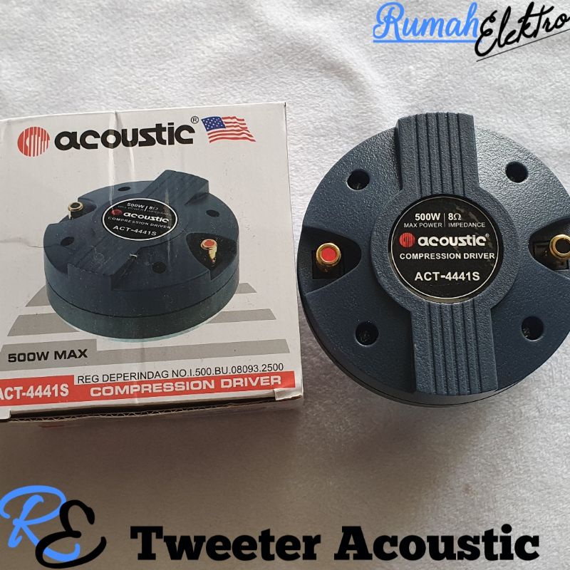 Jual Driver Horn Tweeter Acoustic 500 Watt | Shopee Indonesia