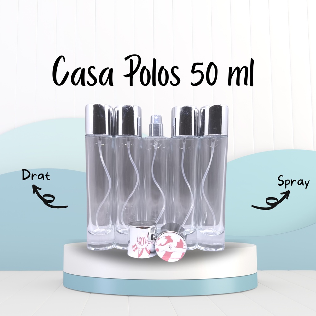 Jual BOTOL PARFUM CASA POLOS 50ml Drat | Shopee Indonesia