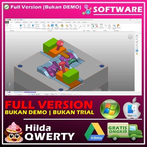 Jual Aut0D3sk PowerMill Shape Inspect TERBARU untuk PC Laptop Windows ...