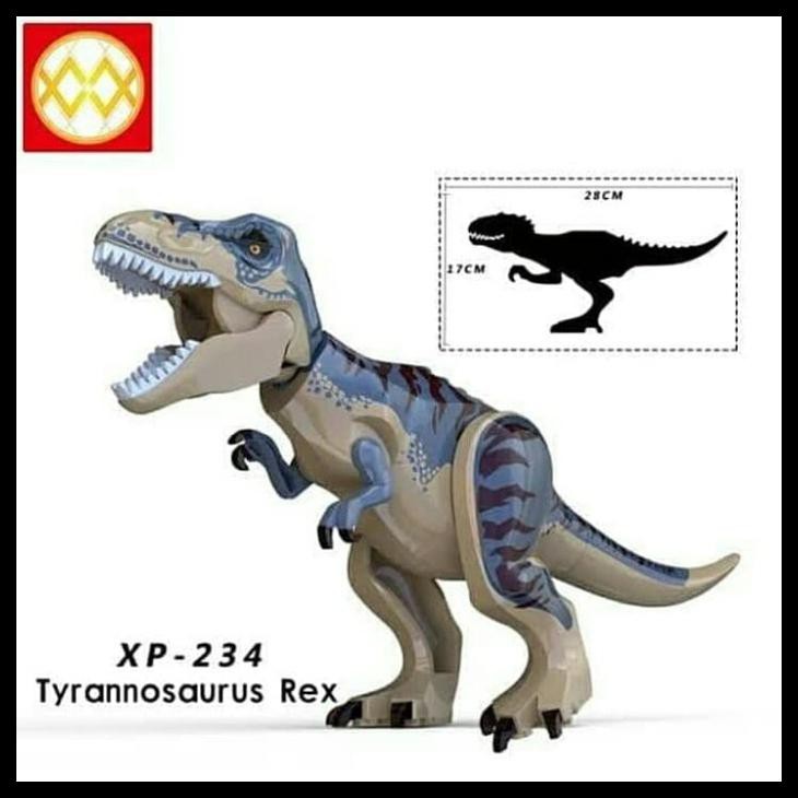 Jual Lego Building Block Jurassic Dinosaurus World Tyrannosaurus T-Rex ...