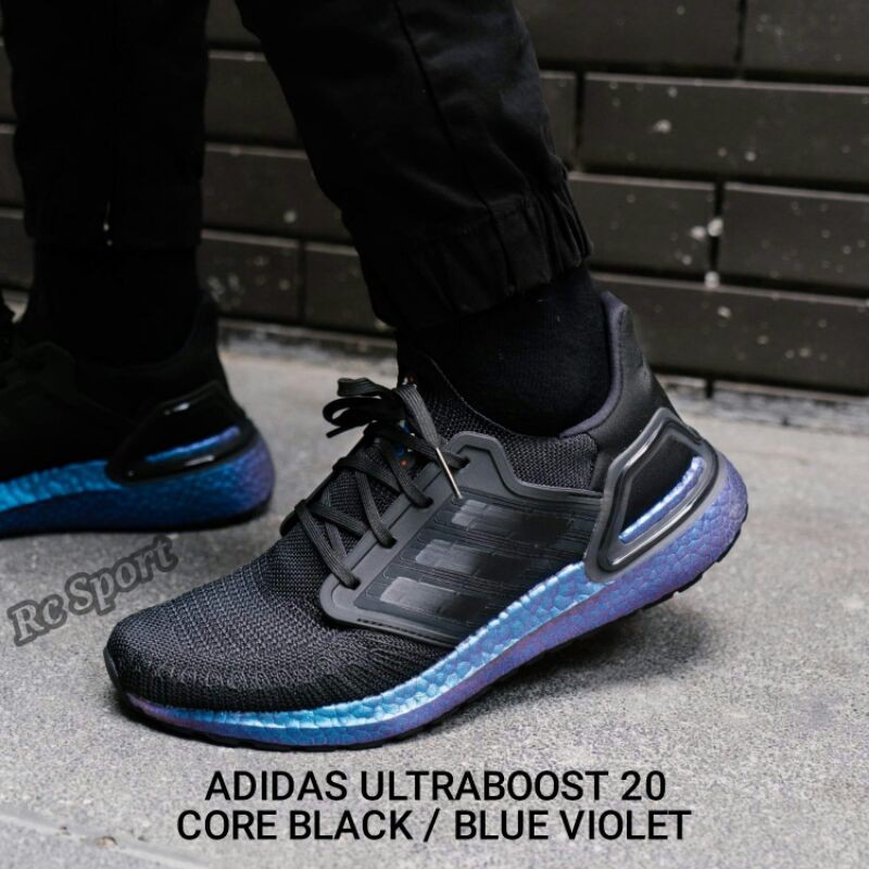sepatu mens ultra boost black sole