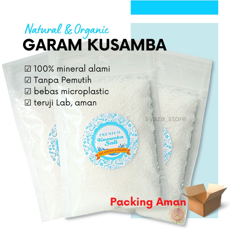 Jual GARAM LAUT KUSAMBA SAGHA SEA SALT Garam Sehat Alami Bebas Pemutih ...
