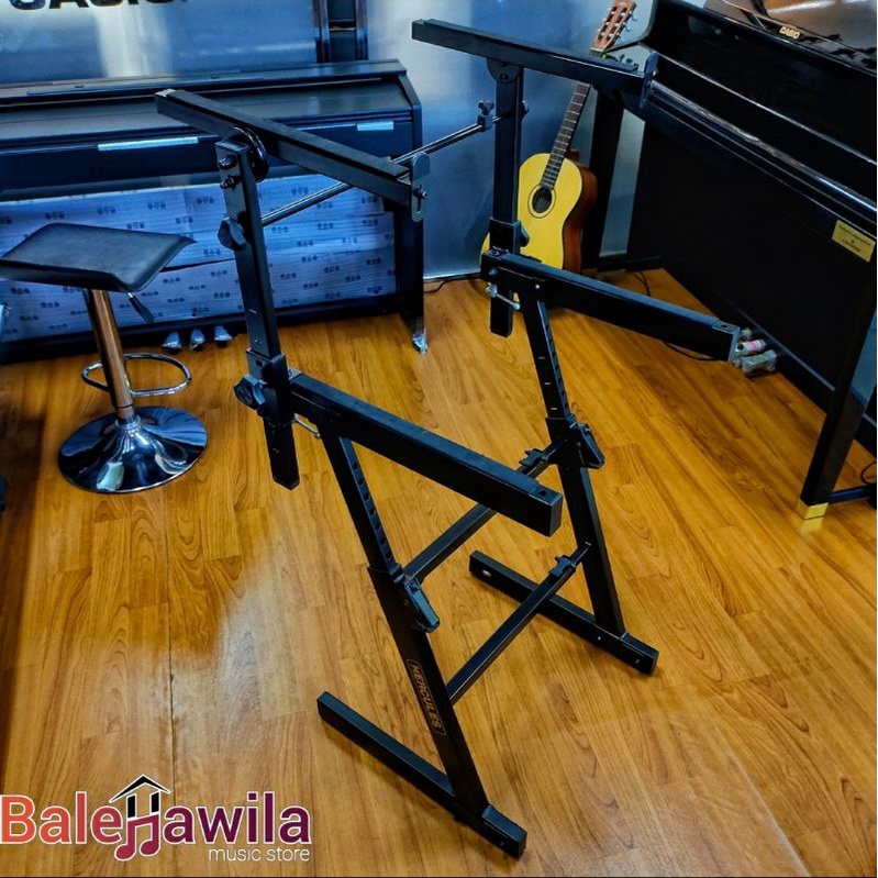 Jual Stand Keyboard Stand Piano HERCULES KS410B KS 410 B Double 2 Susun