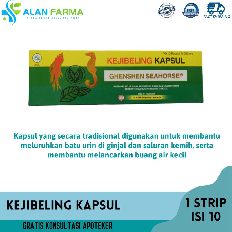 Jual Kejibeling Kapsul | Kejibeling Seahorse Ghenshen | Keji Beling Kapsul | Shopee Indonesia