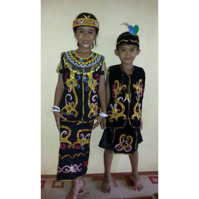 Jual Baju Adat Dayak Kalimantan Timur | Shopee Indonesia