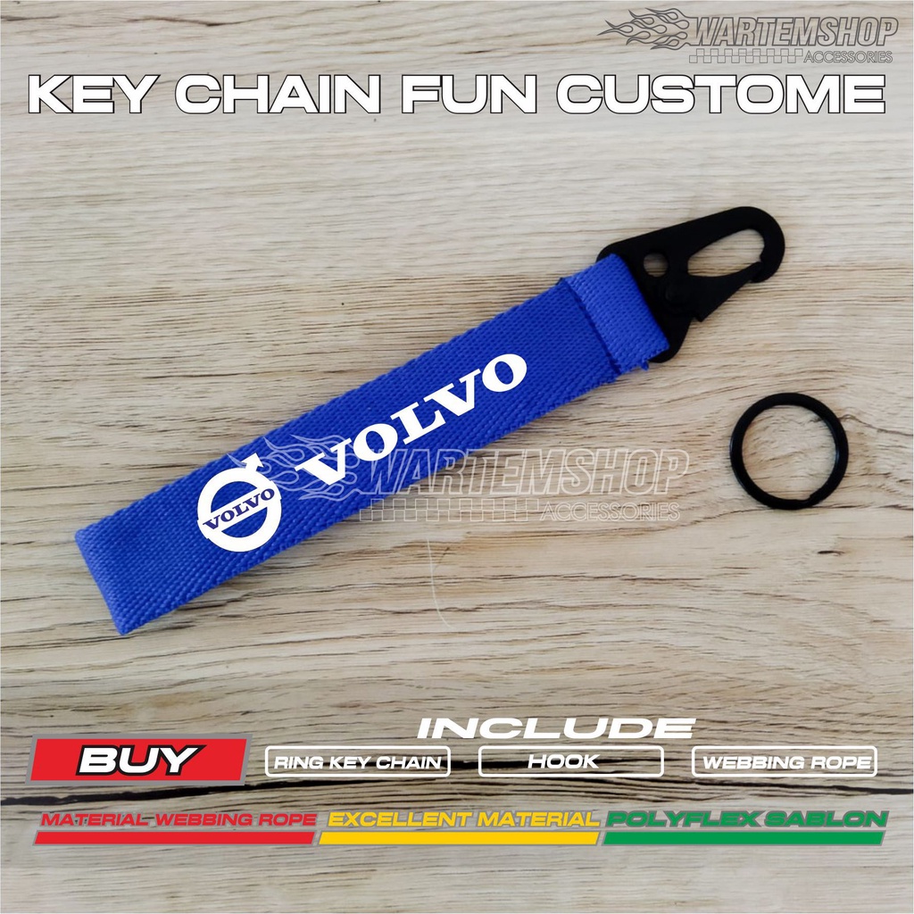 Jual GANTUNGAN KUNCI KEYCHAIN FUN VOLVO | Shopee Indonesia