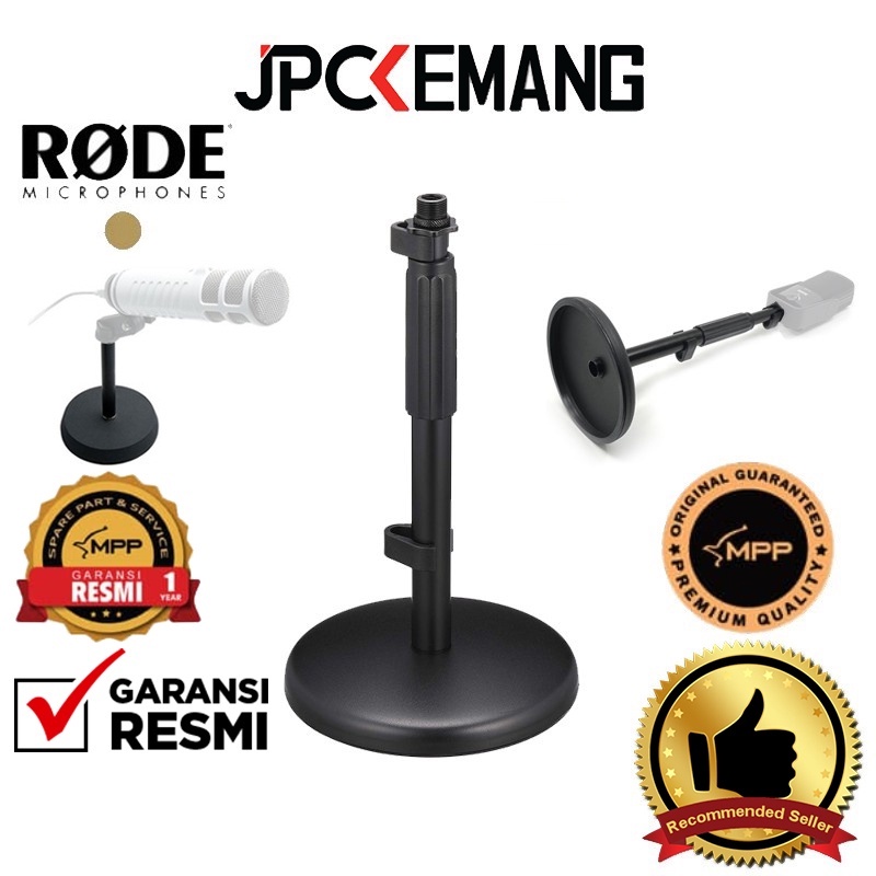 Jual Rode DS1 Desktop Microphone Stand Mic for Podcast Rode DS1 Original Shopee Indonesia