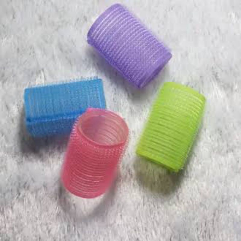 Jual Rol rambut tempel warna/ roll rambut poni | Shopee Indonesia