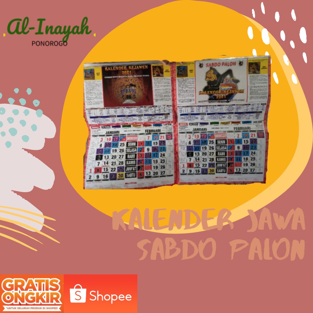 Jual Kalender Jawa Sabdo Palon 2024 | Shopee Indonesia