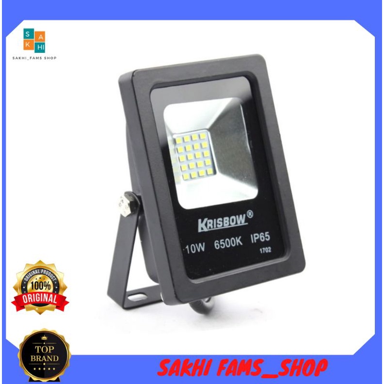 Jual Krisbow Lampu Sorot Led Outdoor 10w 6500k Cool Daylight Shopee