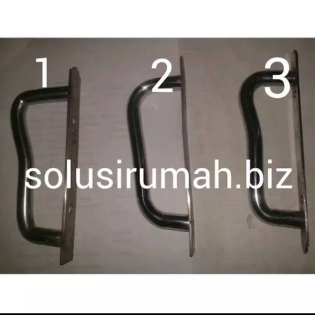 Jual HANDLE PIPA CHROME 4ONS -20cm- PINTU LIPAT OR DORONG BESI PCS NO.3 ...