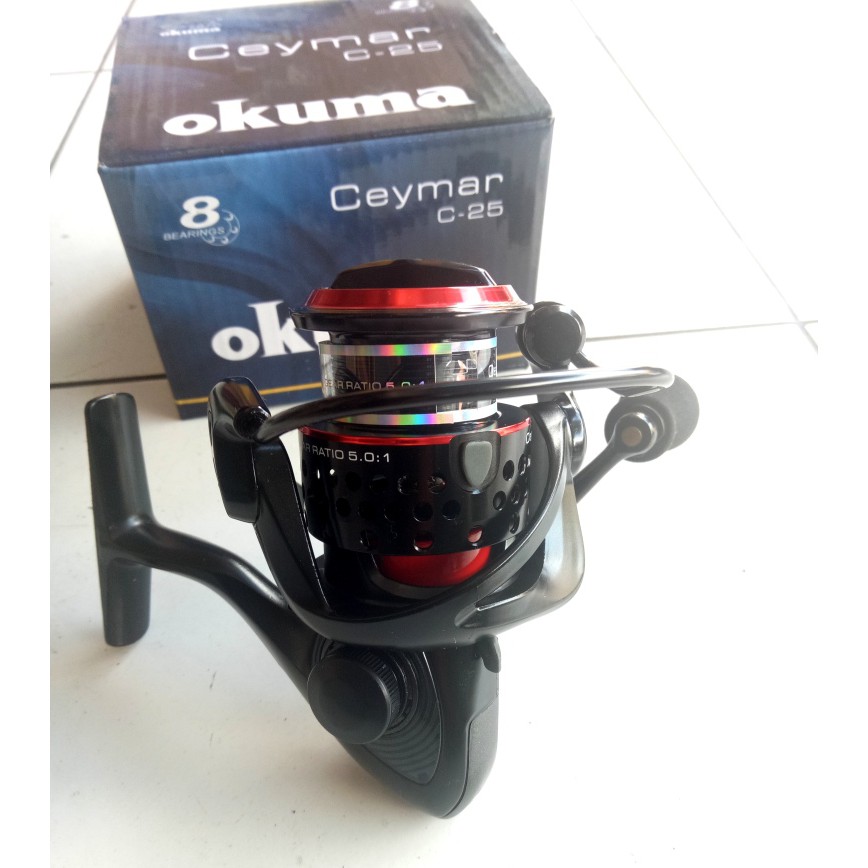 harga reel okuma ceymar c25 Jual REEL OKUMA CEYMAR C25 8 BALL BEARING