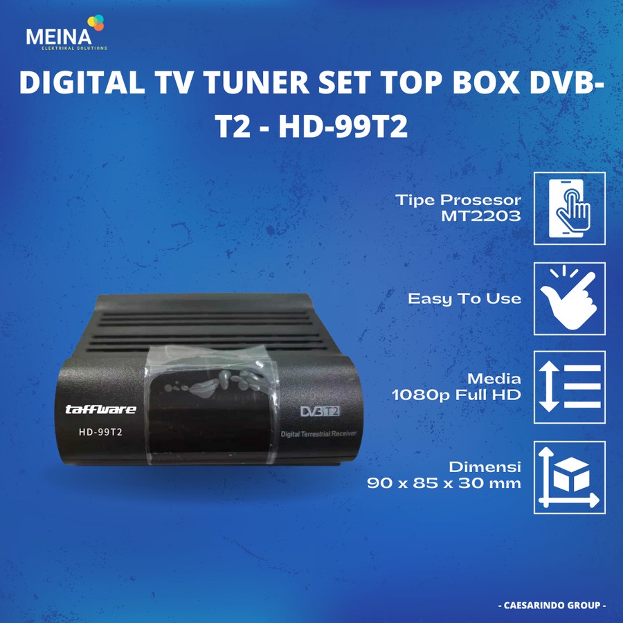 Jual TV BOX DIGITAL TUNER SET TOP BOX SETUP TV DIGITAL DVB T2 HDMI