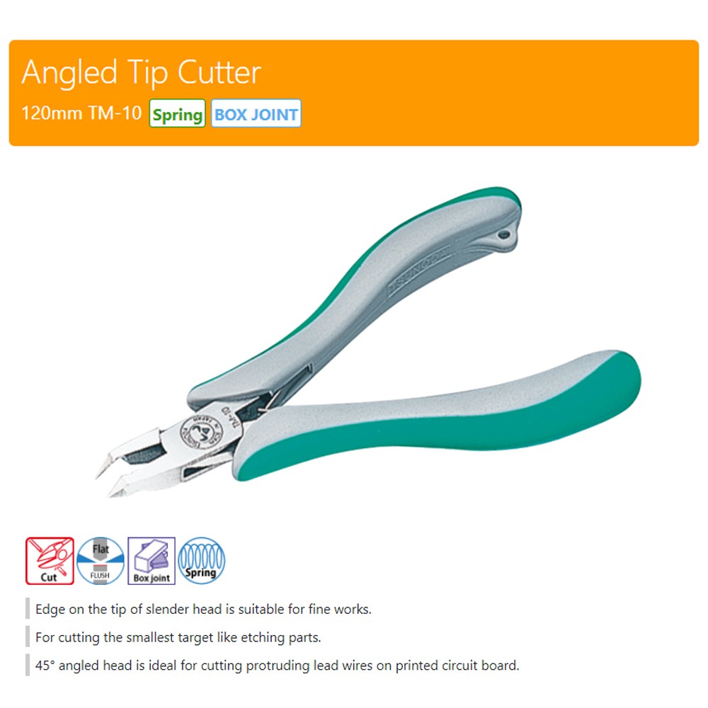 Jual Tang Potong Angle Tip Cutter Round-type Mini 120 mm - Trinity - TM ...