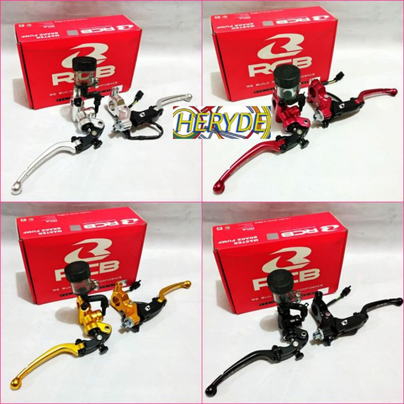 Jual master rem RCB s1 Kanan Kiri Original Racing Boy Radial Brake Pump ...
