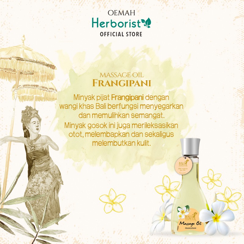 Jual Herborist massage oil frangipani 150ML Shopee Indonesia